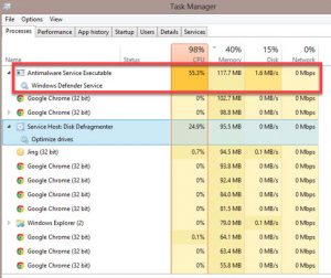 Antimalware Service Executable High CPU Usage in Windows 10 - Windows ...
