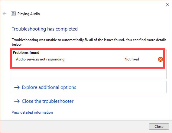 Top 3 Methods To Fix Audio Services Not Responding On Windows 10 Windows 10 Free Apps Windows 10 Free Apps - roblox launcher not responding