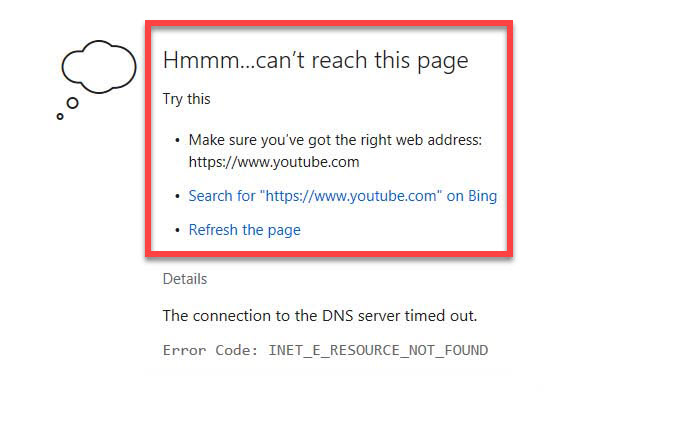 5 Ways To Fix Cannot Reach This Page Error On Microsoft Edge Ibg Play