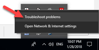 Use Built-in Troubleshooter