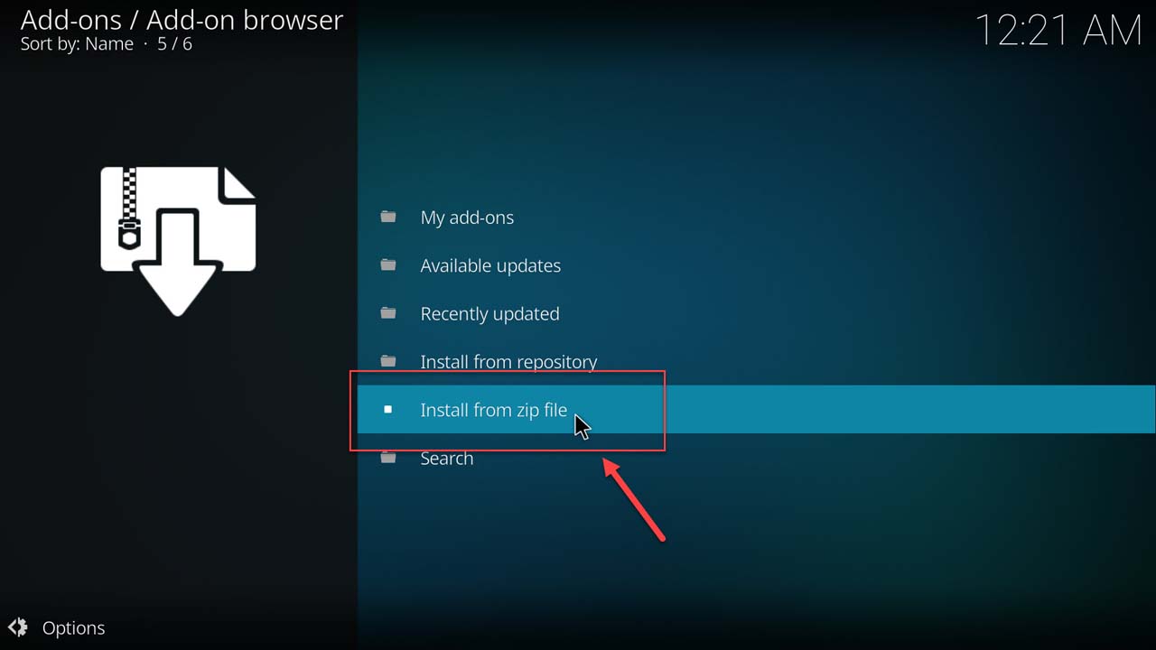 How to install an add-on in Kodi - 7