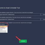 Remove Avast Antivirus using Avast uninstall utility