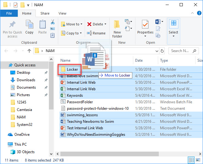 how to create a folder in windows 10
