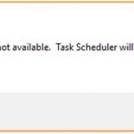 Task Scheduler Service Is Not Available In Windows 10