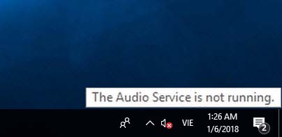 the audio service is not running windows 7