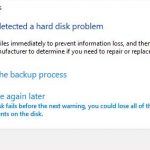 Windows Detected A Hard Disk Problem in Windows 10