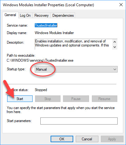 windows resource protection could not perform the requested operation fix