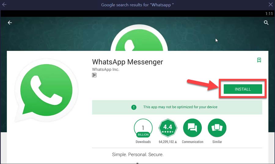 whatsapp pc app download