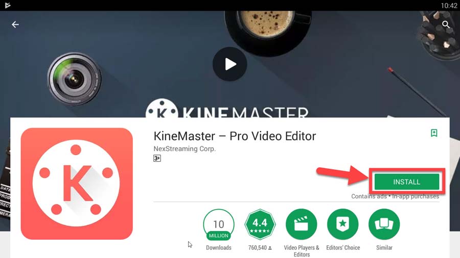 kinemaster on windows 10