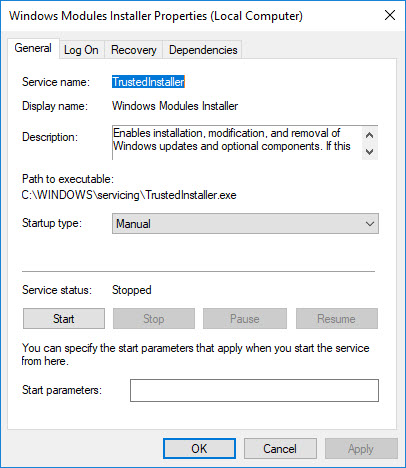 What is TrustedInstaller.exe in Windows 10/8/7