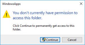 FIX: You Have Been Denied Permission To Access This Folder Error In