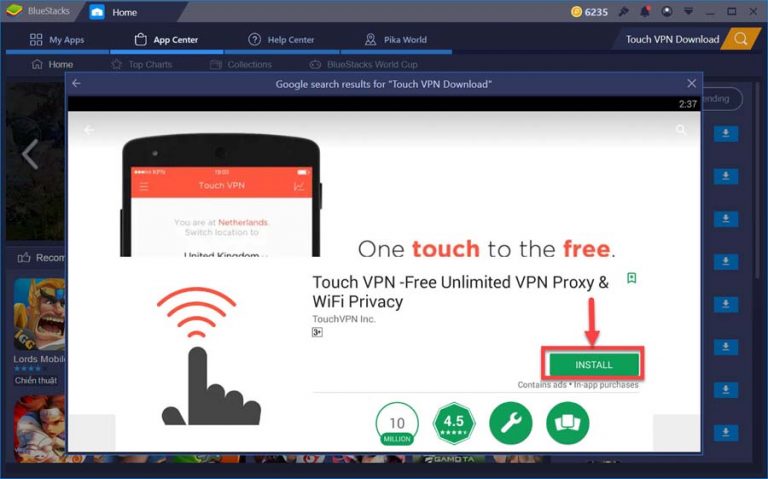 Touch vpn настройка utorrent