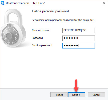 teamviewer online password change