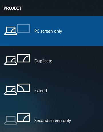 PC screen only