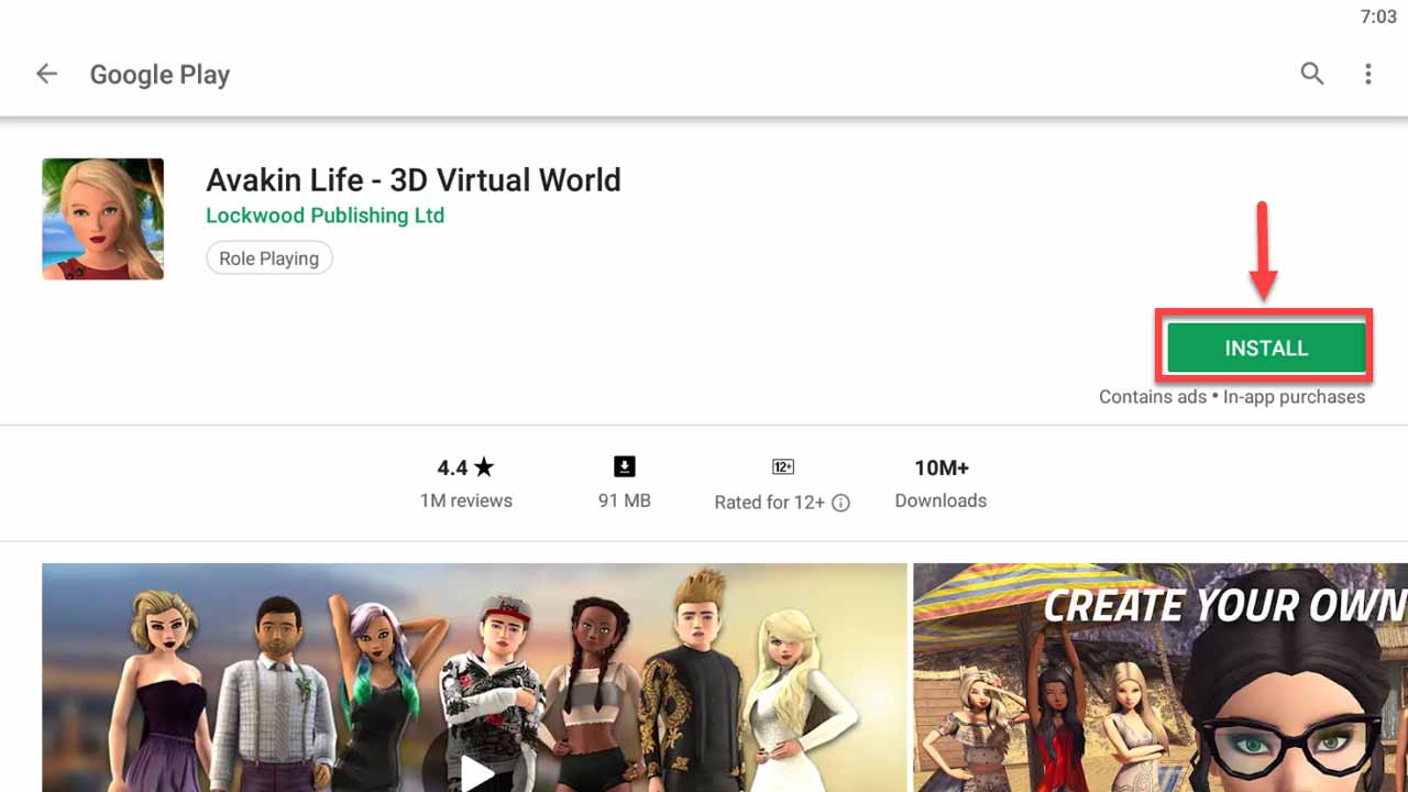 Download and Install Avakin Life - Mundo virtual 3D For PC (Windows 10/8/7)