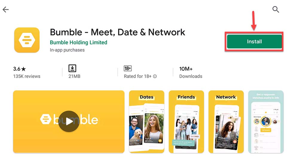 Download and Install Bumble For PC (Windows 10/8/7 and Mac)