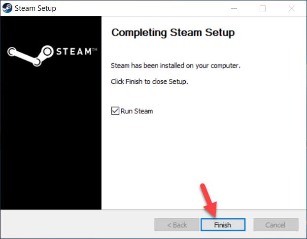 Install Steam in Windows 10 - 5