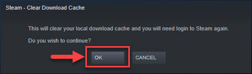 Use the "steam://flushconfig" command