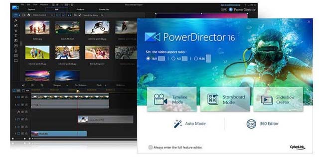CyberLink PowerDirector 16 - Video Editing Software For Windows 10