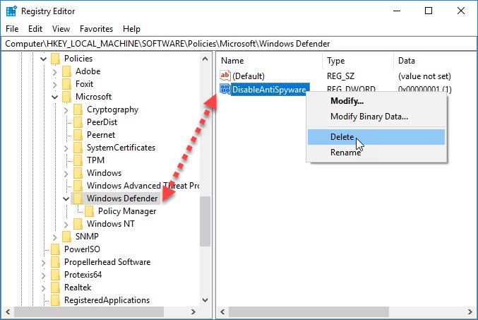 Your Virus & threat protection is managed by your organization - 2