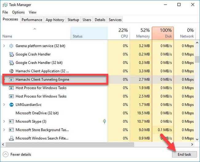 logmein hamachi tunneling engine could not be installed