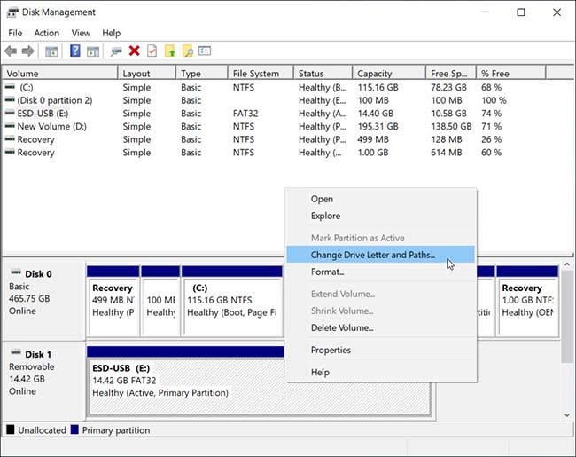 usb not showing up in device manager