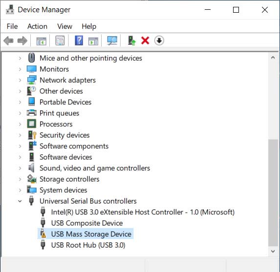 flexihub devices not showing up on computer