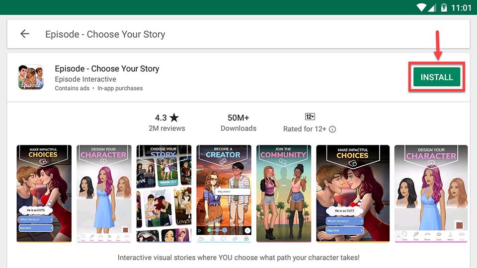 Download and Install Episode - Choose Your Story For PC (Windows 10/8/7)