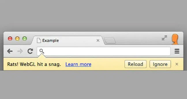“Rats! WebGL hit a snag” Error In Google Chrome