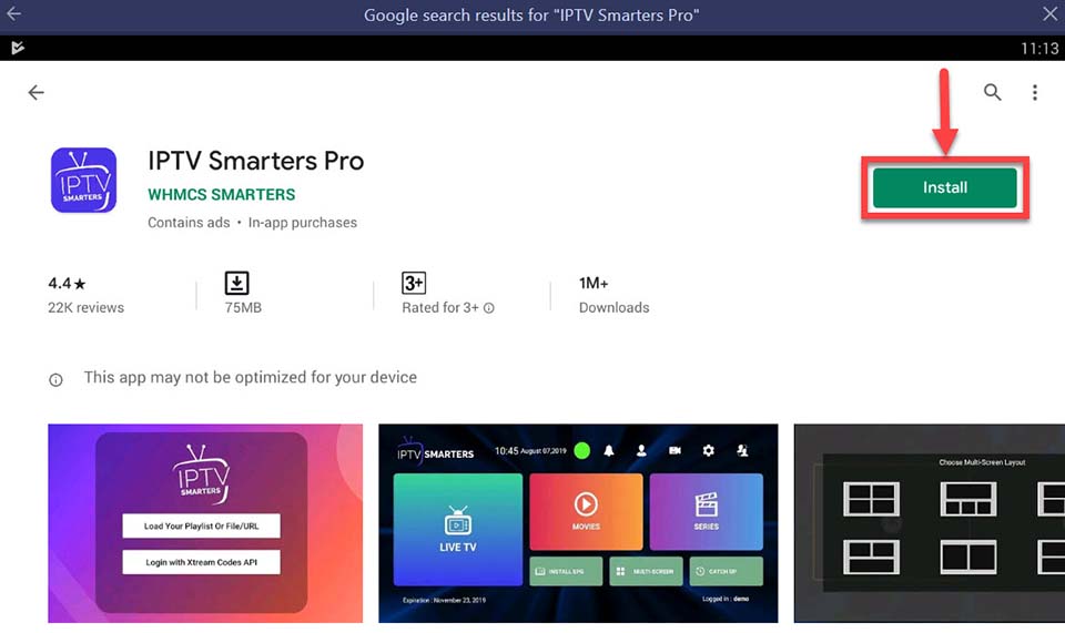 smarters iptv for windows 10