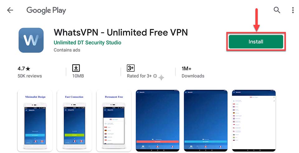 Download and Install WhatsVPN For PC (Windows 10/8/7 and Mac)