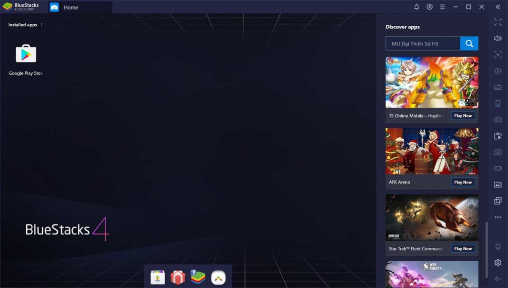 bluestacks android version for windows 10