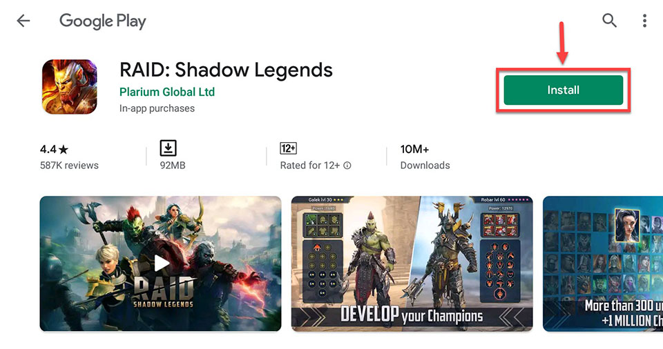 if you ever see an ad to play raid: shadow legends, turn off your phone immediately