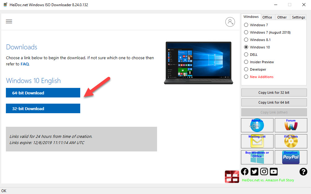 Microsoft.com download windows 10 disc image iso file