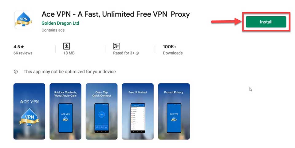 Download and Install Ace VPN For PC (Windows 10/8/7 and Mac)