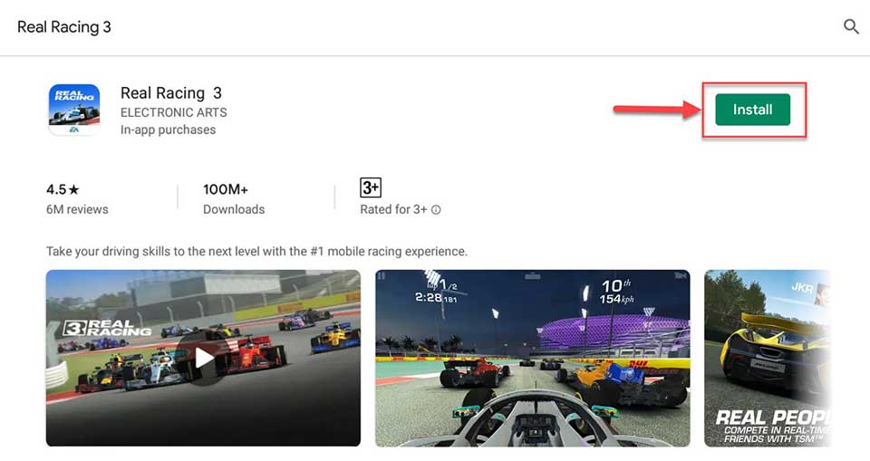 Download and Install Real Racing 3 For PC (Windows 10/8/7 and Mac)