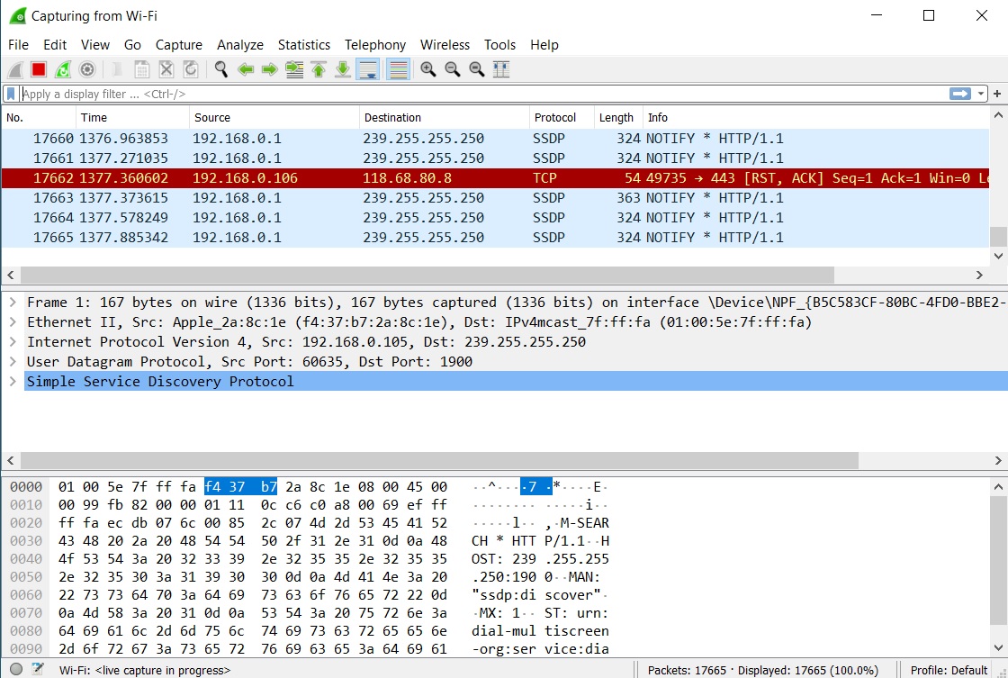 wireshark windows 10 does not see ethernet