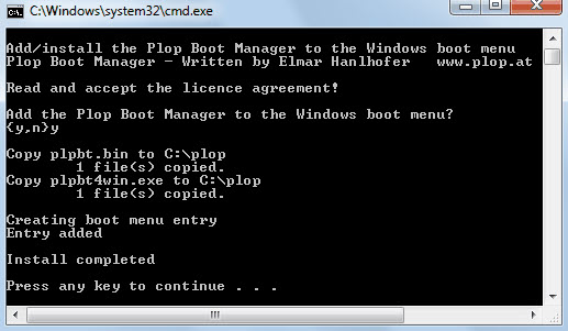 Adding Plop to the Windows Boot Menu - 02