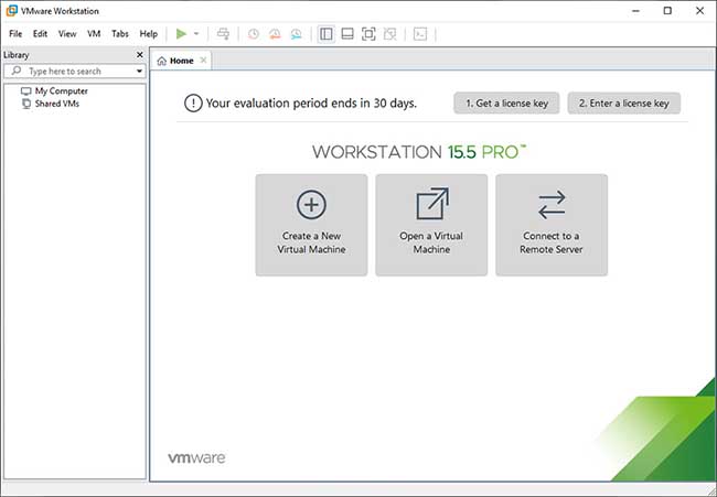 Installing VMware Workstation 15.5 Pro in Windows 10