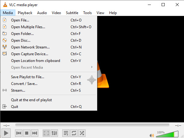 VLC media player for Windows 10