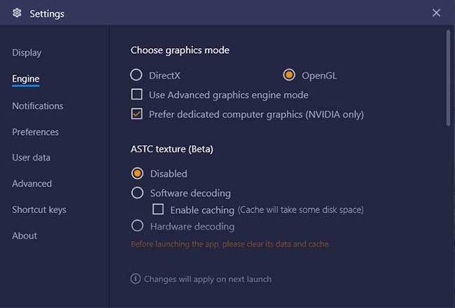 Bluestacks Engine Settings For Gaming