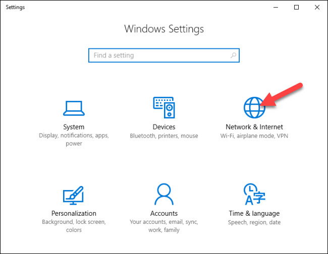 How to Create a WiFi Hotspot in Windows 10 - step 1