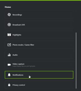 NVIDIA の GeForce Experience のゲーム内オーバーレイ アイコンと Alt+Z 通知を非表示にする方法