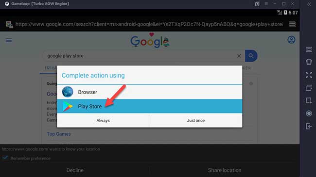 play store app download and install in laptop windows 10