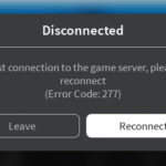 Roblox Error Code 277