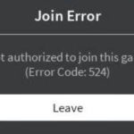 Roblox Error code 524