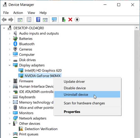 nvidia display adapter