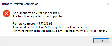 Fix Remote Desktop Authentication Error In Windows 10 Windows