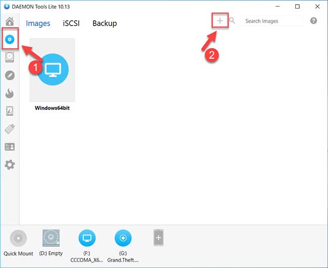 how to mount an iso with daemon tools lite 10.6