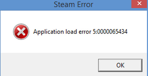 Application Load Error 5:0000065434